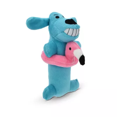 Product Multipet BoBo w/ Flamingo Floatie Squeaker Plush Dog Toy