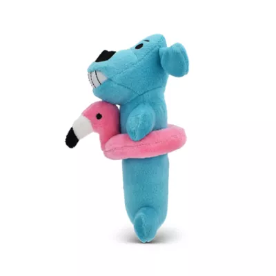 Product Multipet BoBo w/ Flamingo Floatie Squeaker Plush Dog Toy