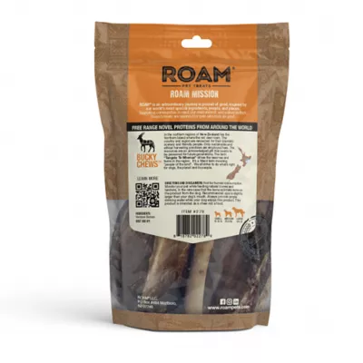 Product Roam Small Venison Variety Pack of Bones Dog Treats 1 LB