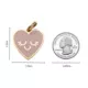 Product Two Tails Pet Company - Smiling Heart Personalized Pet ID Tag