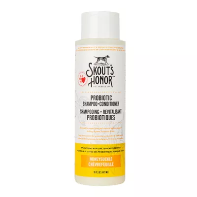 Product Skout's Honor Probiotic Shampoo + Conditioner for Dogs - Honeysuckle, 16 oz