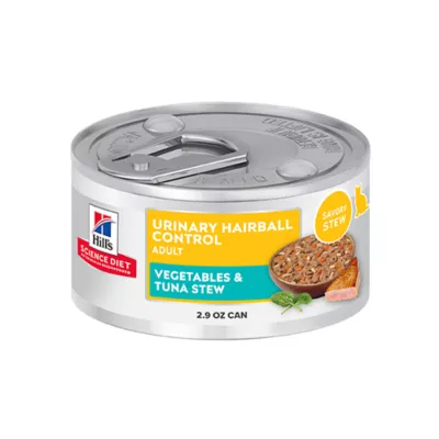 Product Hill's Science Diet Adult Urinary Hairball Control Wet Cat Food, 2.9 oz