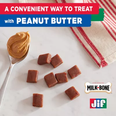 Product Milk-Bone X Jif Peanut Butter Bites Dog Treats 4.5 OZ