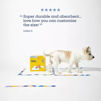 Product Pet Life Unlimited Create-A-Size Dog Pads, Modular, 50ct