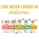 Product Fancy Feast Savoury Purée Cat Treats - Naturals Seafood Favourites Variety Pack, 10g x 16