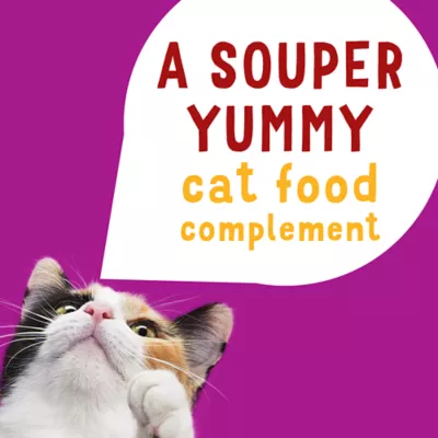 Product Friskies Wet Cat Food Compliment - Lil' Soups Shrimp in a Velvety Chicken Broth, 34 g