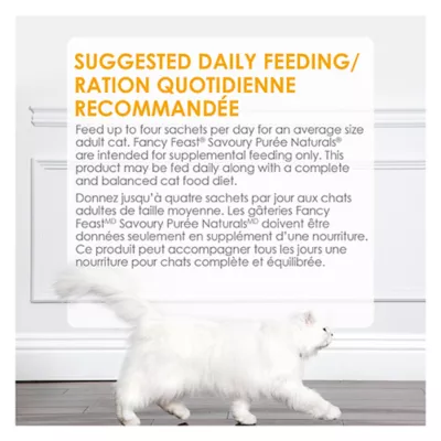 Product Fancy Feast Savoury Puree Naturals Cat Treats - Natural Chicken & Pumpkin, 40g