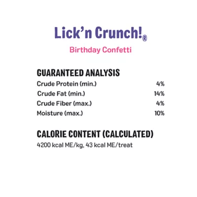 Product Three Dog Bakery Birthday Confetti Lick'n Crunch Sandwich Cookies 13 OZ