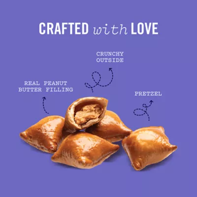 Product Three Dog Bakery Peanut Butter Pet-Zel Bites 24 OZ