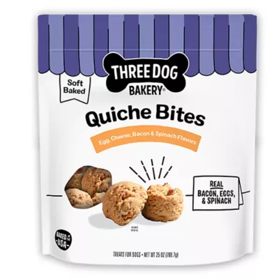 Product Three Dog Bakery Quiche Bites 25 OZ