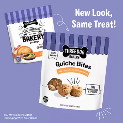 Product Three Dog Bakery Quiche Bites 25 OZ