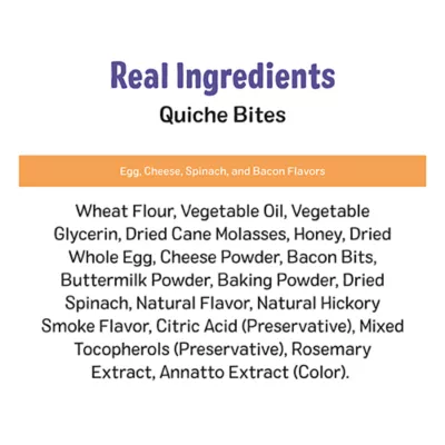 Product Three Dog Bakery Quiche Bites 25 OZ