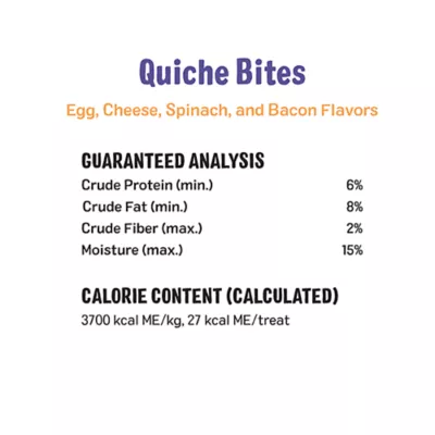 Product Three Dog Bakery Quiche Bites 25 OZ