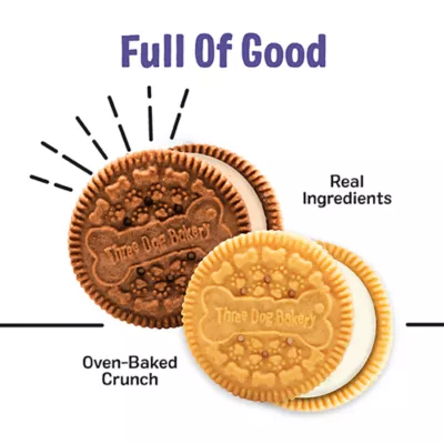 Product Three Dog Bakery Lick'n Crunch Carob and Vanilla 2 Pack 26 OZ