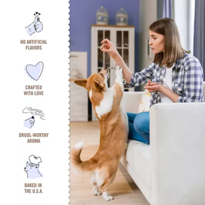Product Three Dog Bakery Grain-Free Woofers Peanut Butter Banana 13 OZ