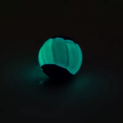 Product Zeus DUO Ball Dog Toy with Glow in the Dark & Squeaker - Small, 2 pack