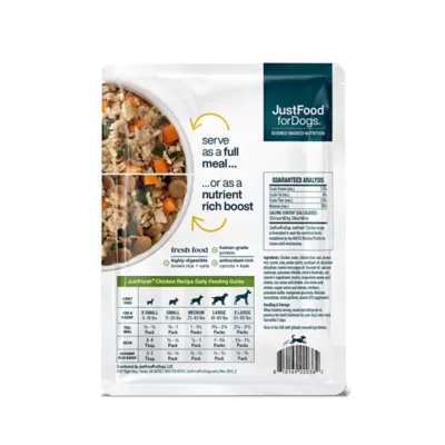 Product JustFoodForDogs JustFresh All Life Stages Fresh Dog Food - Chicken, 12 oz