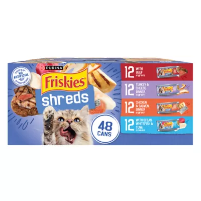 Product Friskies® Shreds Adult Cat Wet Food - Variety Pack, 5.5 Oz