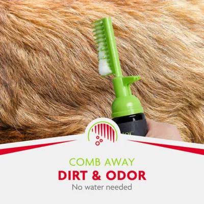 Product FURminator® Tub-Free Deshedding Foam Comb for Dogs, Freshens Coat without Rinsing, 3 oz