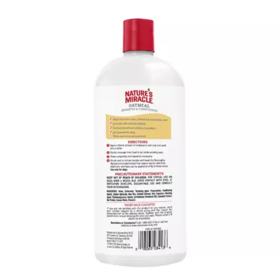 Product  Nature's Miracle™ Oatmeal Shampoo and Conditioner For Dogs, Pistachio Cream Scent, 32 oz