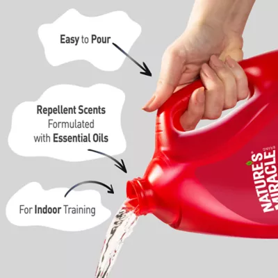 Product Nature's Miracle Advanced Platinum No More Spraying for Cat Indoor Training, 1 gal