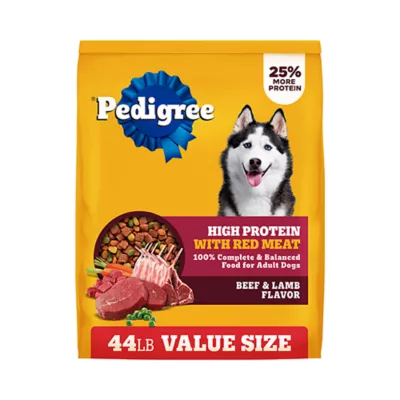 Product Pedigree High Protein Adult Dog Food Beef and Lamb 44 LB