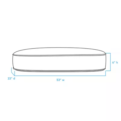 Product Carolina Pet Company Oval Lounger Dog Bed