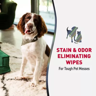 Product Nature's Miracle Advanced  Dog and Cat Stain and Odor Remover Wipes for Hard Surfaces, 30 Count