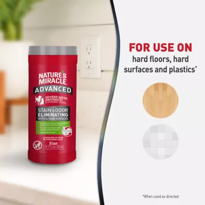 Product Nature's Miracle Advanced  Dog and Cat Stain and Odor Remover Wipes for Hard Surfaces, 30 Count
