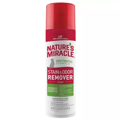 Product Nature's Miracle Cat Stain & Odor Remover Foam, 17.5 oz