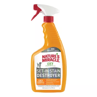 Product Nature's Miracle Oxy Formula Set-In Stain Destroyer for Dog Messes, Orange Scent, 24 oz