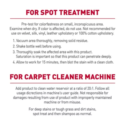 Product Nature's Miracle Carpet Shampoo, Deep-Cleaning Stain and Odor Remover 64 oz