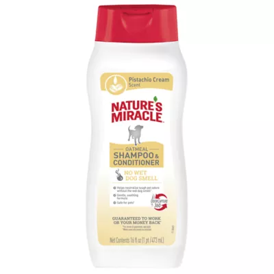 Product  Nature's Miracle™ Oatmeal Shampoo and Conditioner For Dogs, Pistachio Cream Scent, 16 Fl oz.