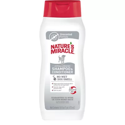 Product Nature's Miracle™ Hypoallergenic Shampoo and Conditioner For Dogs, Unscented, 16 oz