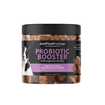 Product JustFoodForDogs Probiotic Booster Chew All Life Stages Dog Supplement - 45 Count
