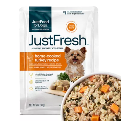 Product JustFoodForDogs JustFresh All Life Stages Fresh Dog Food - Turkey, 12 oz