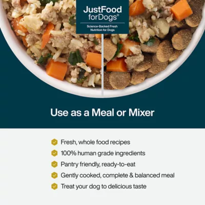 Product JustFoodForDogs JustFresh All Life Stages Fresh Dog Food - Beef, 12 oz