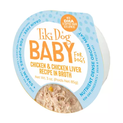 Product Tiki Dog Baby Wet Puppy Food - Chicken & Chicken Liver