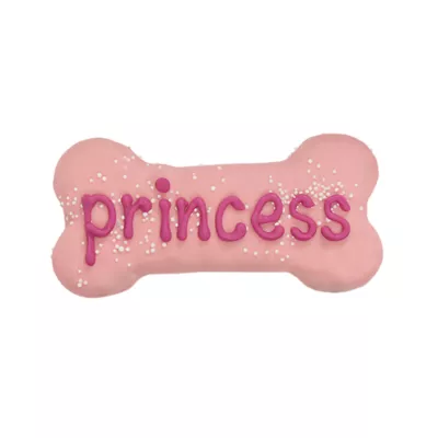 Product Wiggles & Wags "Princess" Decorated Cookie Dog Treat 2.26 oz