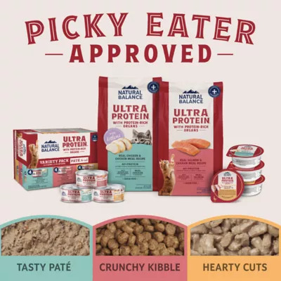 Product Natural Balance Ultra Protein Wet Cat Food - Cuts in Gravy Variety Pack, 12 ct
