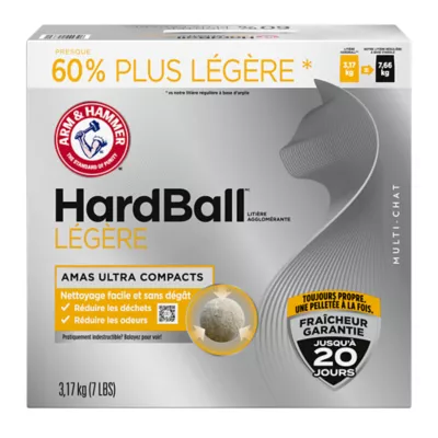 Product  Arm & Hammer HardBall Lightweight Easy No-Mess Scooping Multi-Cat Clumping Litter 3.17kg