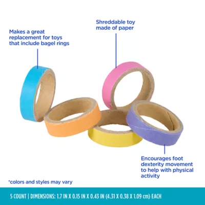 Product All Living Things® Bagel Bird Toys 5 Count
