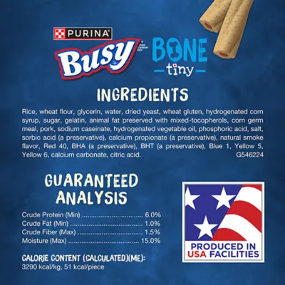 Product Busy Bone Orginal Tiny Long Lasting Chew Dog Treats 35.4 OZ