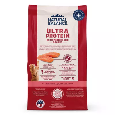 Product Natural Balance Ultra Protein Dry Cat Food, Real Salmon & Chicken Meal Recipe, 10 lbs.