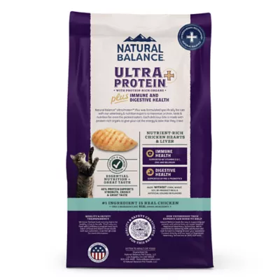 Product Natural Balance Ultra Protein+ Dry Cat Food, Immune and Digestive Health Real Chicken & Chicken Meal