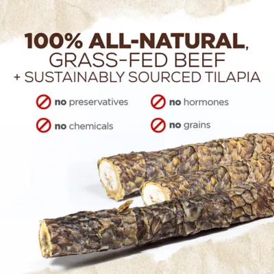 Product Natural Farms Power Fish Stick Dog Treat 6 Inch 1.76 OZ