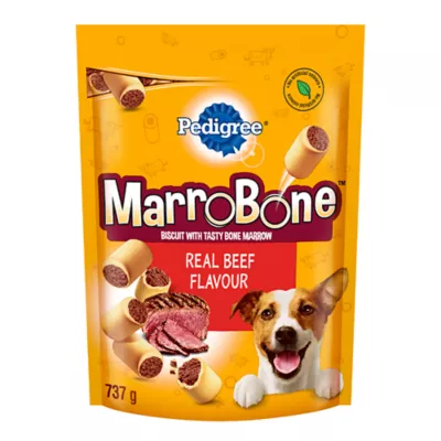 Product Pedigree Marrobone Adult Dog Treats Real Beef Flavour with Real Bone Marrow, Vitamin Enriched