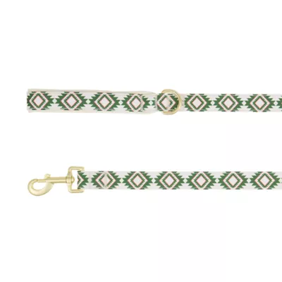 Product Top Paw® Green Aztec Dog Leash - 4 FT