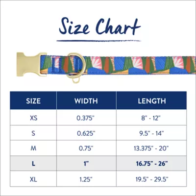 Product Top Paw® Abstract Plant Dog Collar