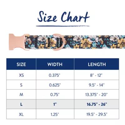 Product Top Paw® Botanical Floral Dog Collar